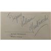 Image 1 : Liliane Montevecchi signed note