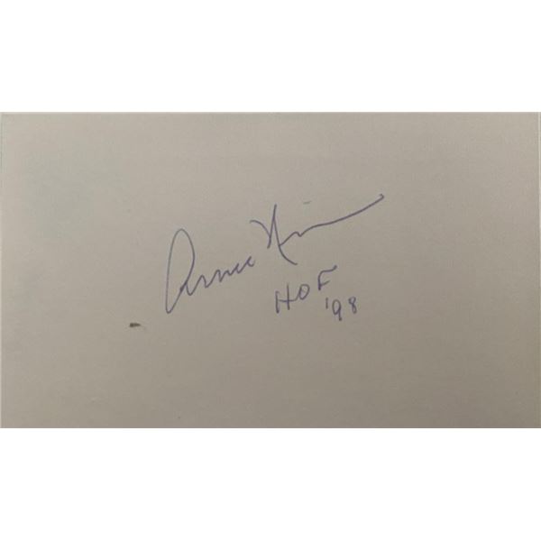 Basketball HOF Arnie Risen original signature