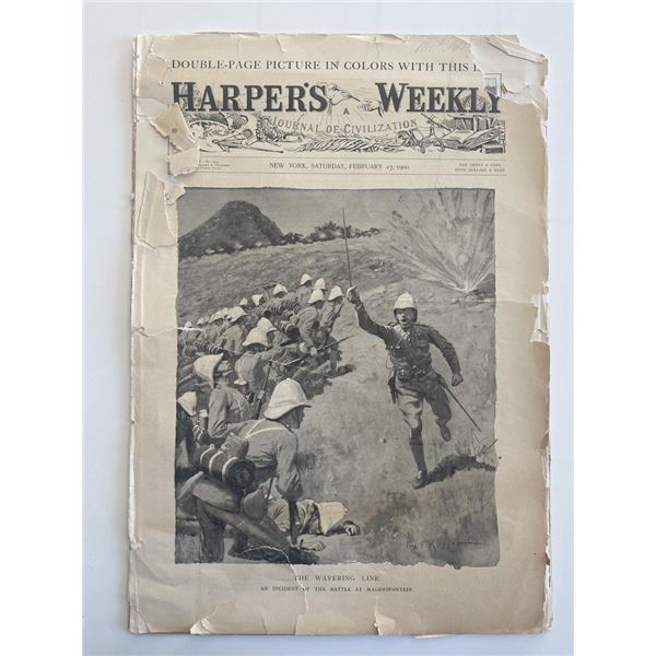 New York Harper's Weekly Original 1900 Vintage Newspaper