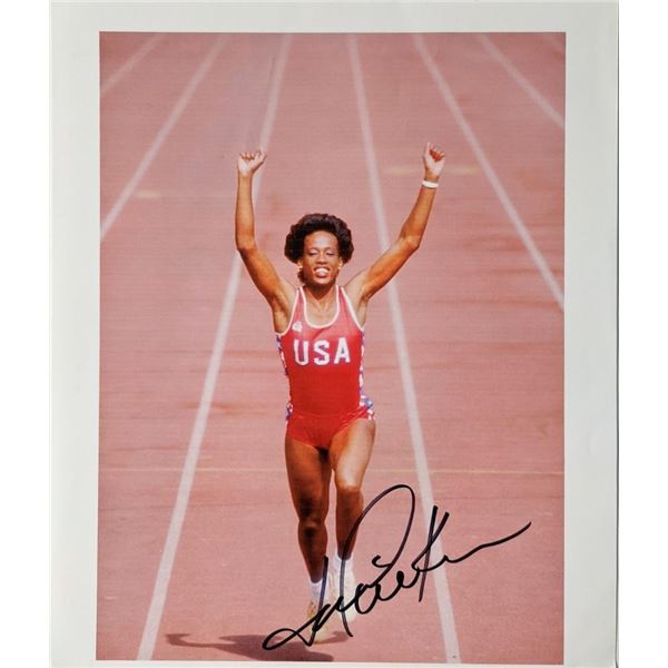 Olympian Jackie Joyner-Kersee signed photo