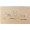 Image 1 : Sec. of War Cabinet Harry H. Woodring autograph