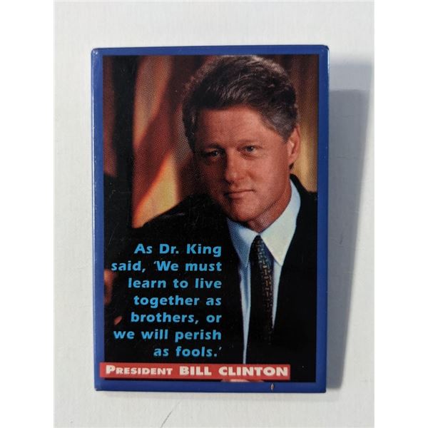 President Bill Clinton Vintage Pin