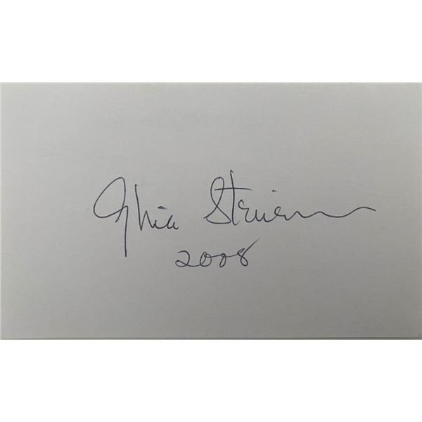 Journalist Gloria Steinem signature