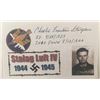Image 1 : WWII USAAF P.O.W Charles F. Sturgeon signed card