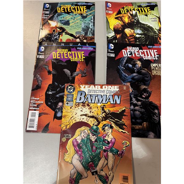 Batman Detective Comics (Lot of 5)