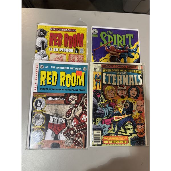 Mixed Comics and Magazines (Lot of 4) Red Room
