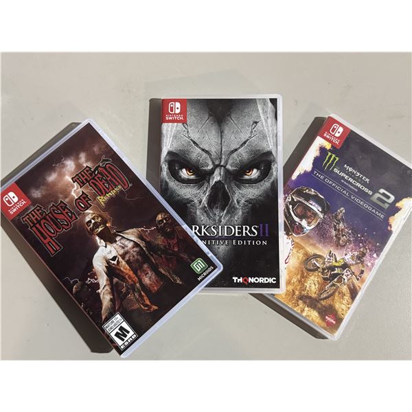 3 Nintendo Switch Games