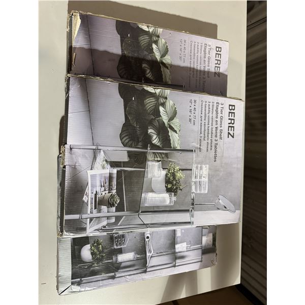 Berez 3 Tier Glass (Set of 3)