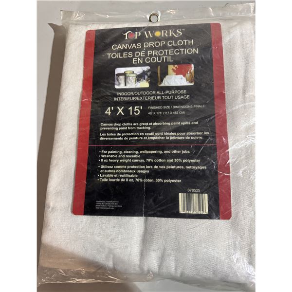All Purpose Canvas Cloth  4 x 15