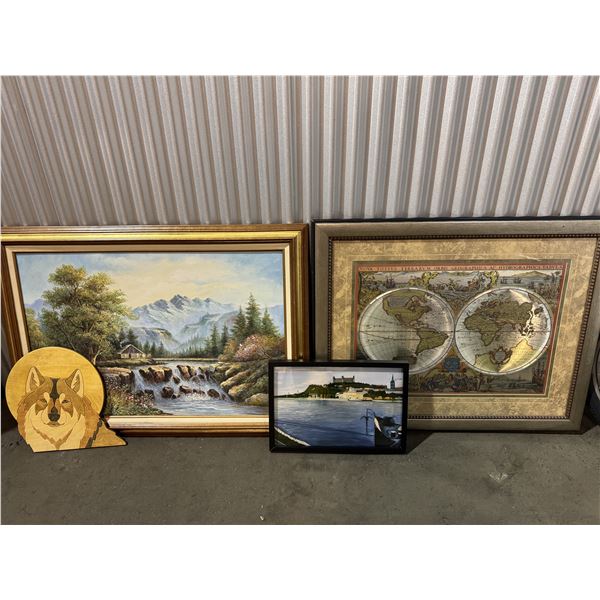 Four Mixed Art Pieces