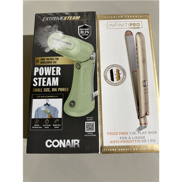 Power steam and Flat Iron Hair Straightners