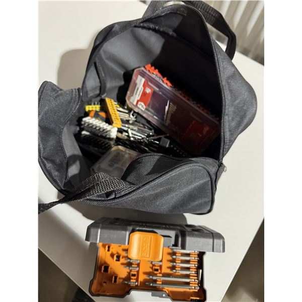 Mixed drill bits etc