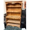 Image 1 : Two piece shelf unit measures 4' x 17 1/2" 76 inches tall