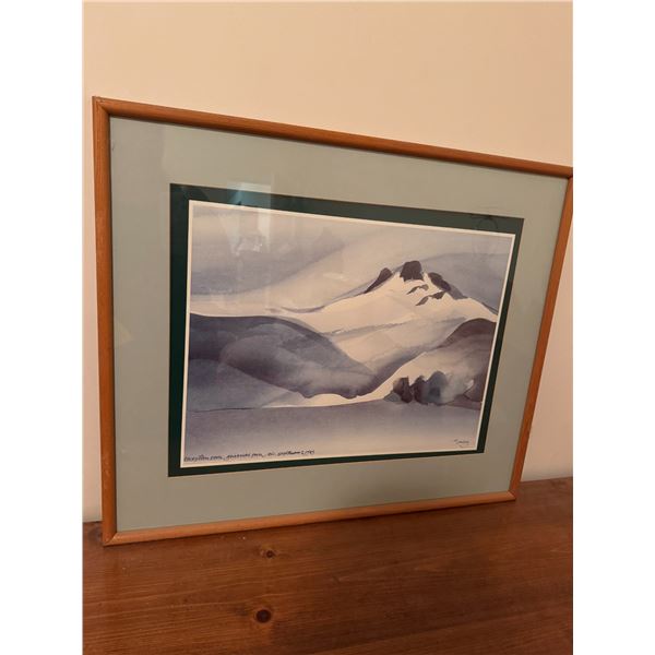 Onley BC water color