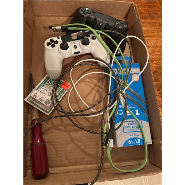 Gaming controllers, and other wires