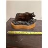 Image 1 : Bronze bar sculpture signed
