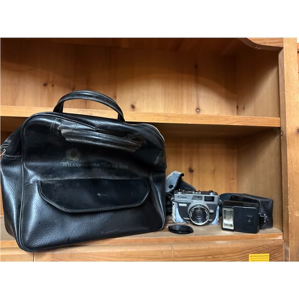 Canon camera Bag and flash