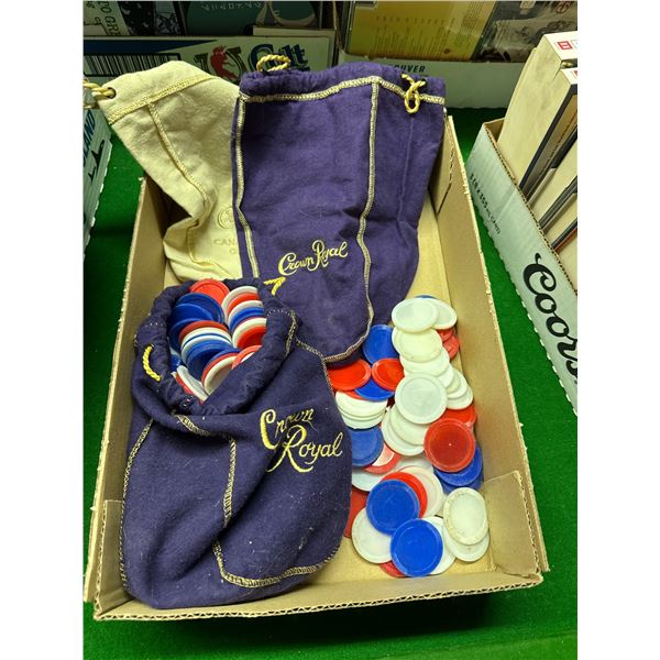 Poker chip in Crown Royal Eggs