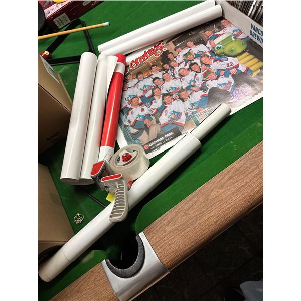 Assorted rockets posters