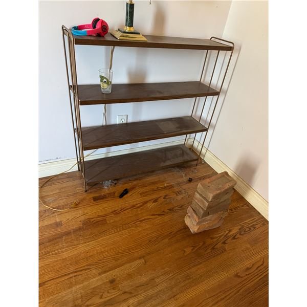 Vintage shelf  up measures 37 inches 9" x 7"