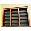 Image 1 : Shelf with adjustable shelves measures 47" x 8" x 33 1/2"