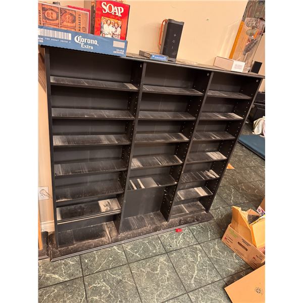 Shelf was adjustable 54 inches by 6 1/2" x 51 1/2" tall