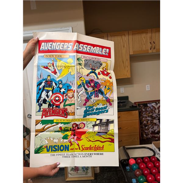 1985 Avengers poster