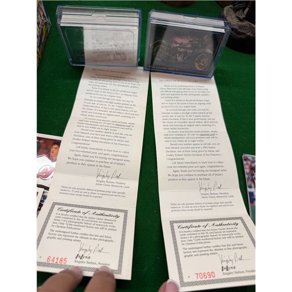 Inline classic motorcycle cars collectible