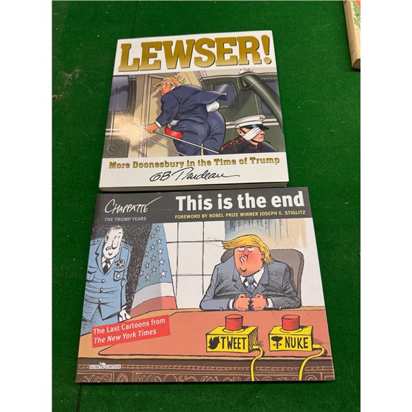 Trump cartoon books