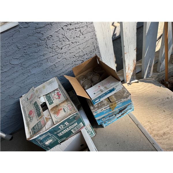 Jars and jar, lids and rings