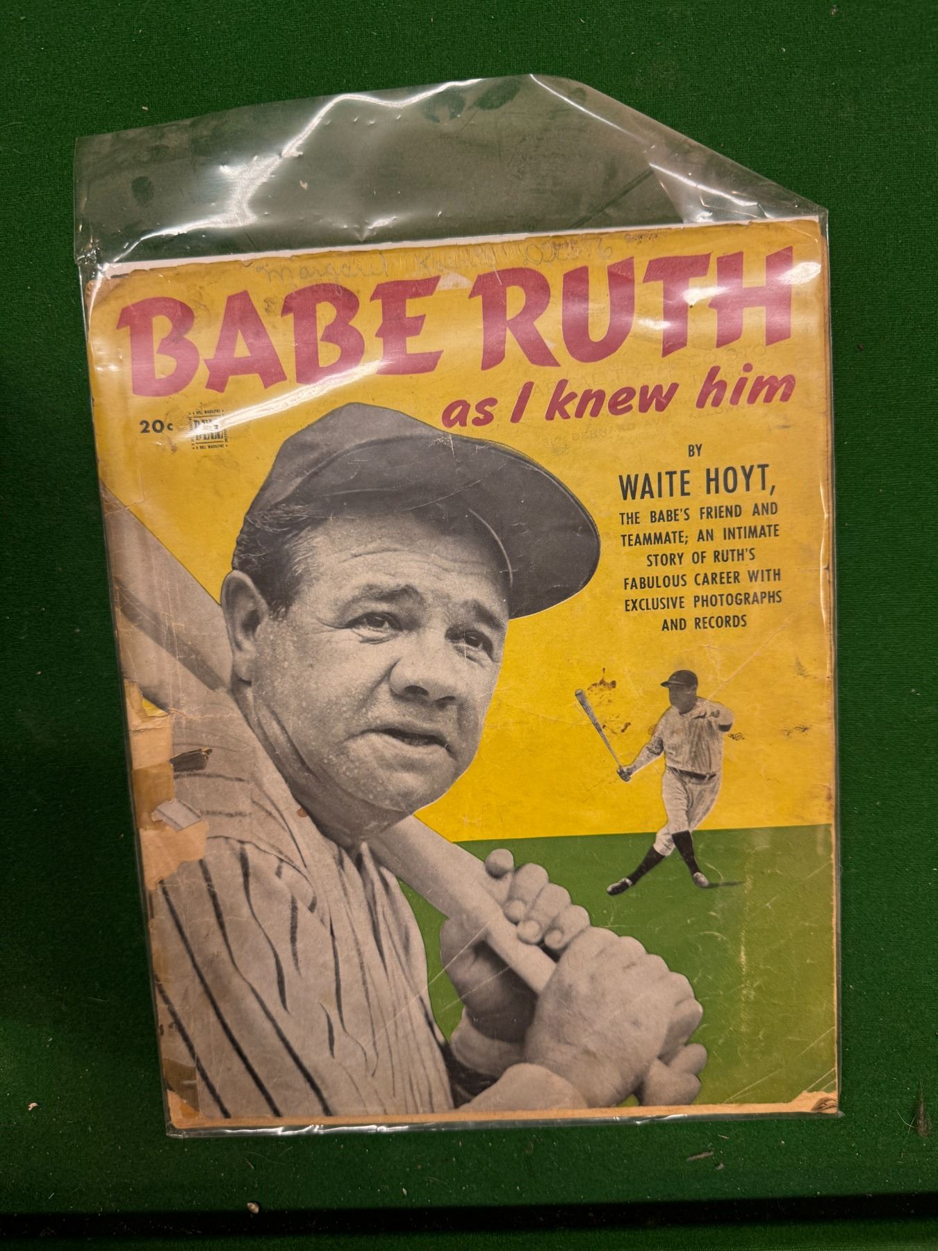 Magazine Babe Ruth, as I knew him