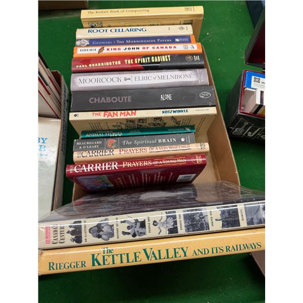 Assorted books, Kettle Valley and it's railways and other