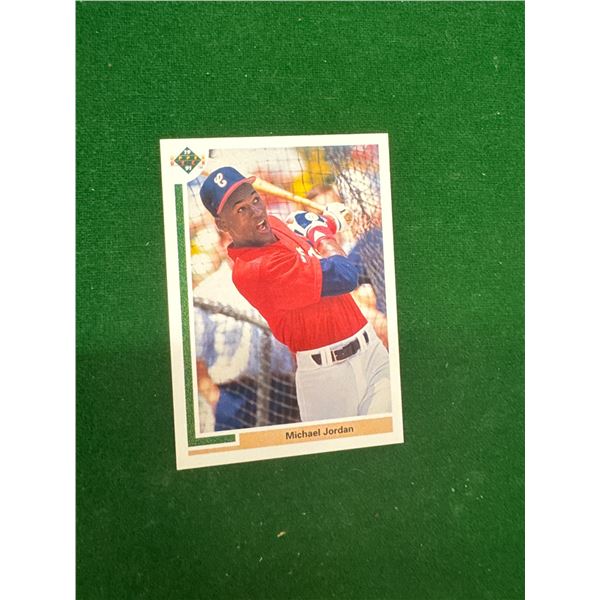 Upper deck, Michael Jordan 1991 baseball card