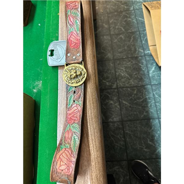 Belt and belt buckle