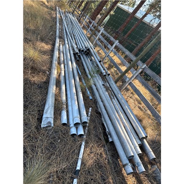 Aluminum irrigation piping