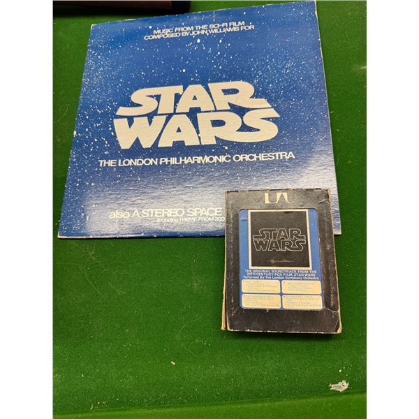 Star Wars eight track and record