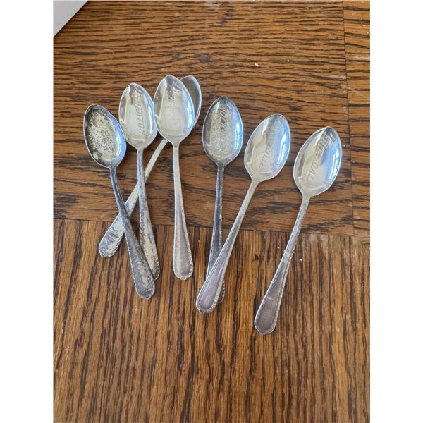 Sterling teaspoons