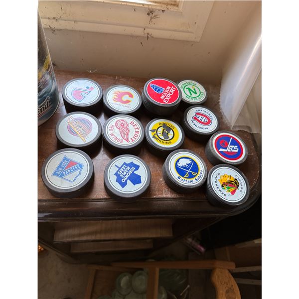 Hockey pucks