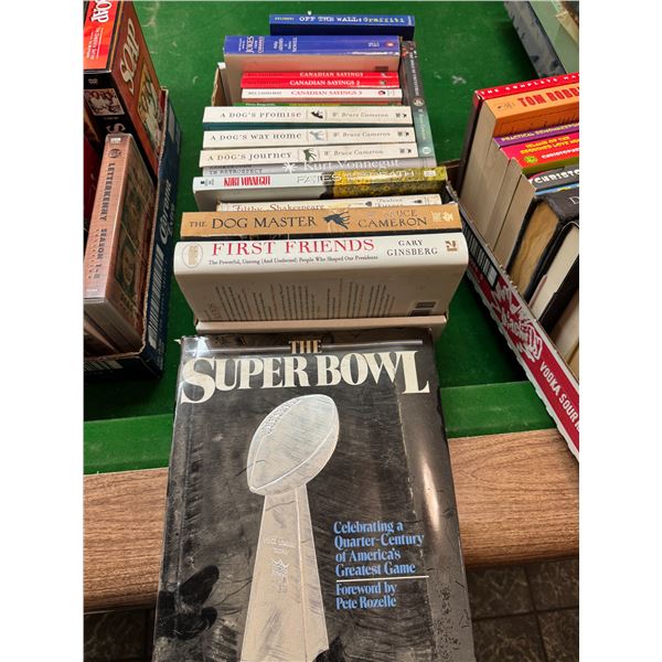 Super Bowl book and other books