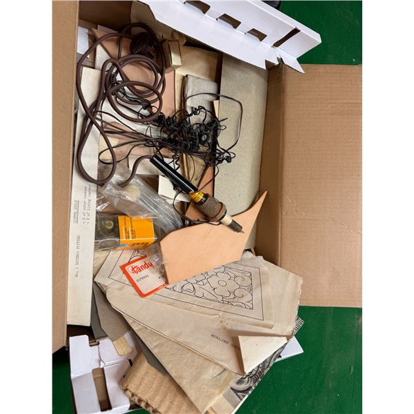 Leather crafting items