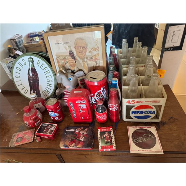 Coca-Cola and Pepsi collectibles