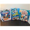 Image 1 : Set of three vintage unopened Cap'n Crunch cereals