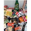 Image 3 : Assorted vintage lot, smarties, cabbage, patch, kids, matches, pens, etc.