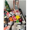 Image 4 : Assorted vintage lot, smarties, cabbage, patch, kids, matches, pens, etc.