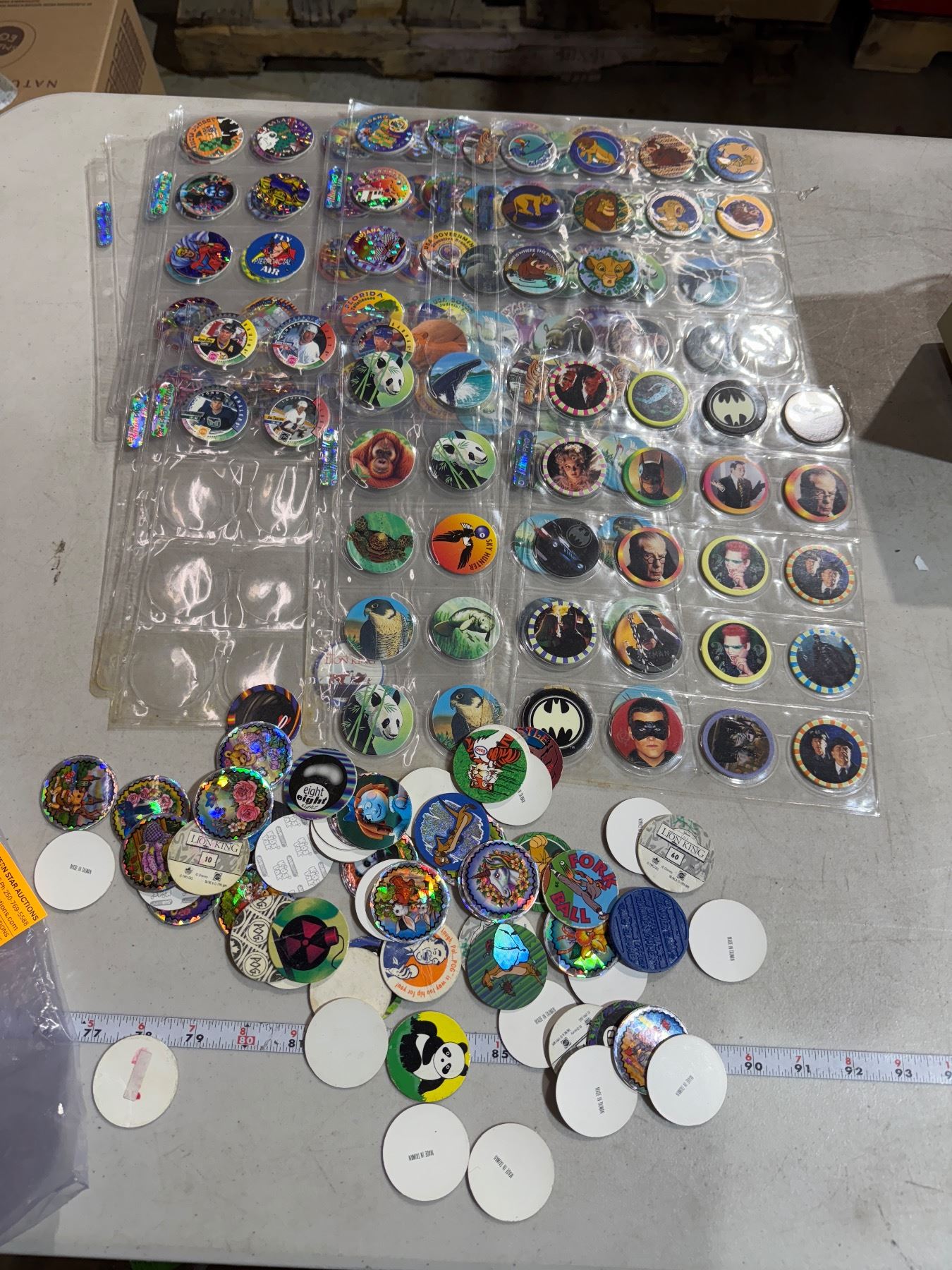 Assorted collectable Pogs