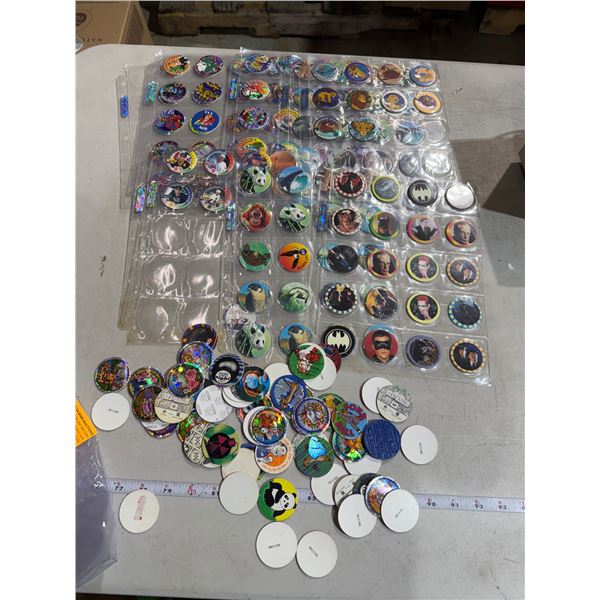 Assorted collectable Pogs