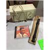 Image 1 : Vintage radio recorder and Nat King Cole CD