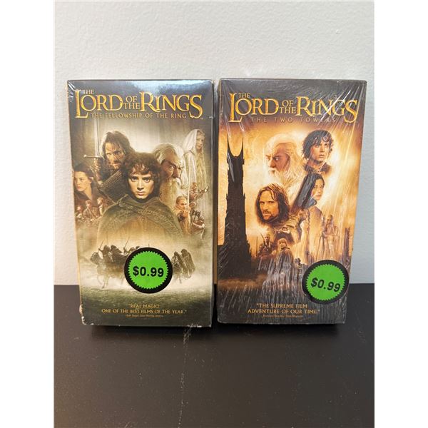 Two Lord of the rings, VHS tapes