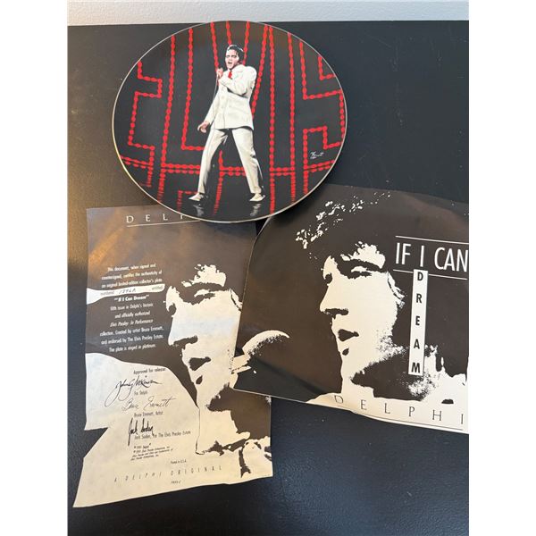 1991 Elvis plate by Delphi