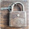 Image 1 : Old Padlock with key, made In Germany